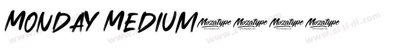 Monday Medium字体转换